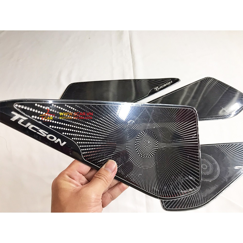 Ốp Tapli cánh cửa và màng loa xe Hyundai Tucson 2016-2021 Titan Cao Cấp, ốp táp li Tucson