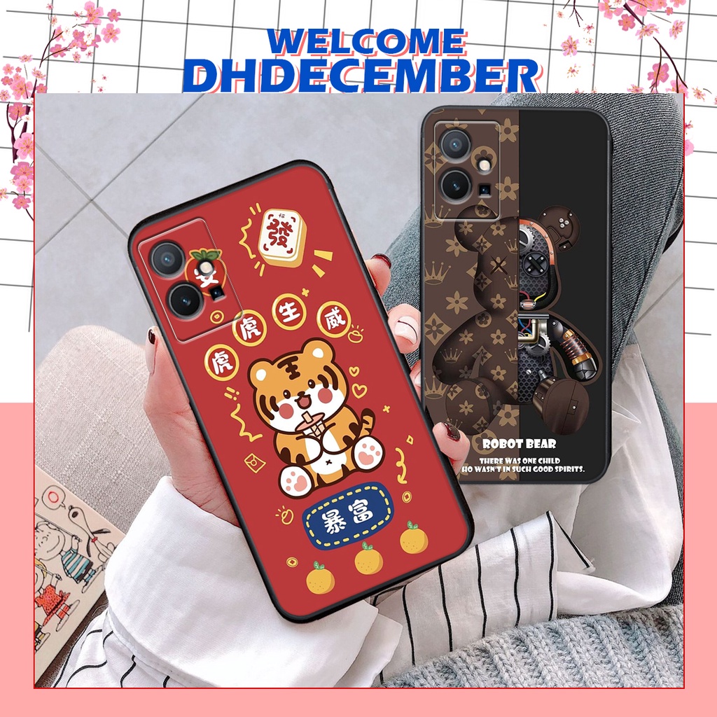 Ốp lưng Vivo Y55 5G - BẢO VỆ CAMERA in hình 3D lucky, gấu Brick xinh xắn - KHÔNG NÊN BỎ LỠ