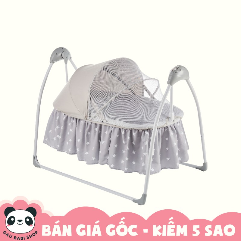 [Mã 267FMCGSALE giảm 8% đơn 500K] FREE SHIP !!! Nôi tự động cao cấp Mastela mẫu hình sao SG239-024 - Hàng chính hãng