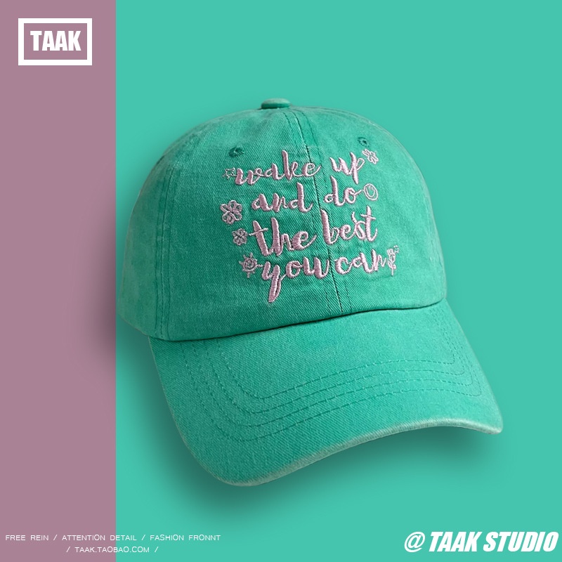 Mũ Lưỡi Trai Thêu Chữ Thời Trang Năng Động