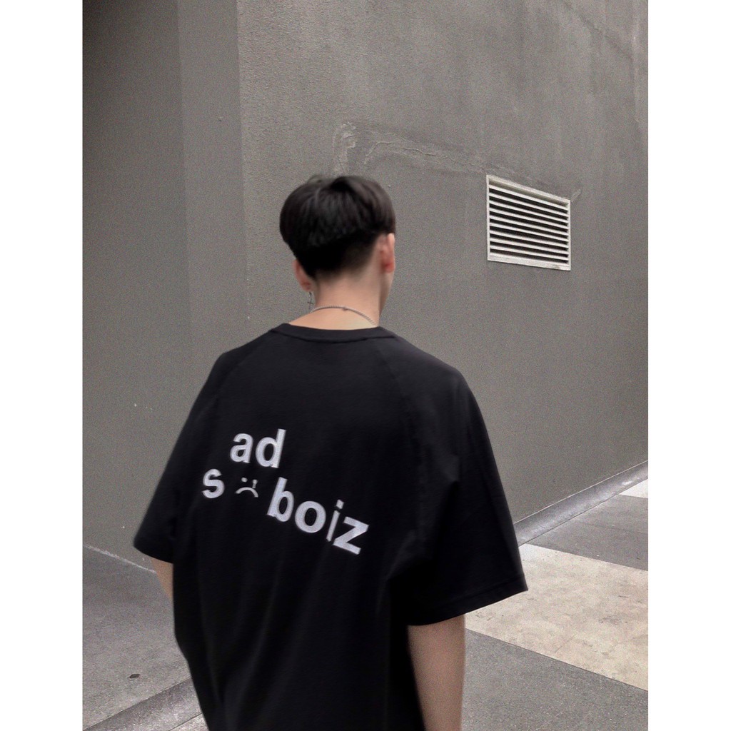 Áo thun Sadboiz hottrend in mặt buồn , Áo phông Unisex tay lỡ form rộng chất liệu cotton