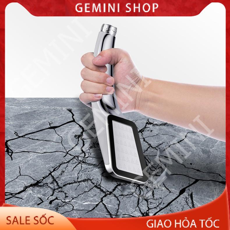 Đầu vòi sen tăng áp 300 lỗ áp suất cao phun tiết kiệm nước cho phòng tắm VS2 GEMINI SHOP