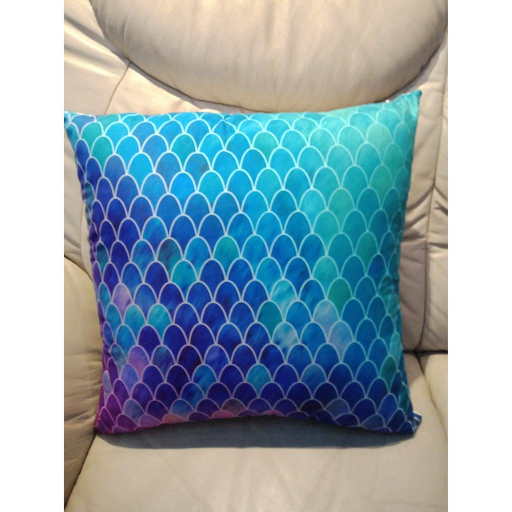 Vỏ gối trang trí hoạ tiết vỏ ốc biển