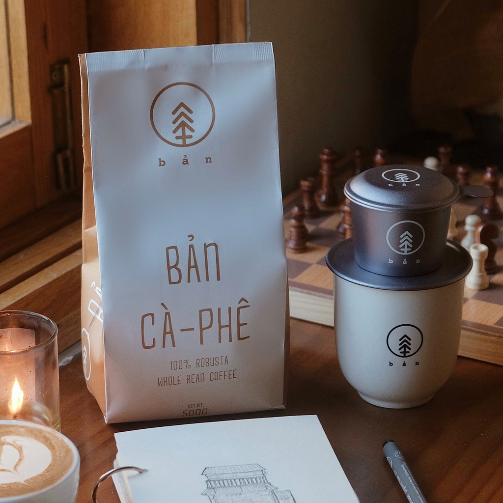 Bộ phin-ly Bản Cà Phê | Gốm sứ Bát Tràng