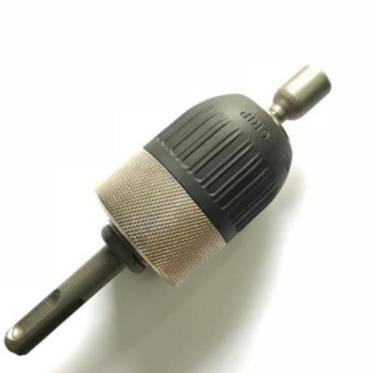 Đầu khoan kẹp nhanh 13mm kèm phụ kiện bắn ốc bắt vít chuyển đổi