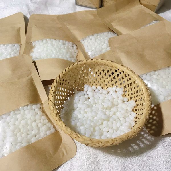 Sáp wax lông Nóng Premier nhập khẩu Siêu Bám Lông TẶNG QUE cho da nhạy cảm 100g | Hạt sáp wax lông dừa và trong