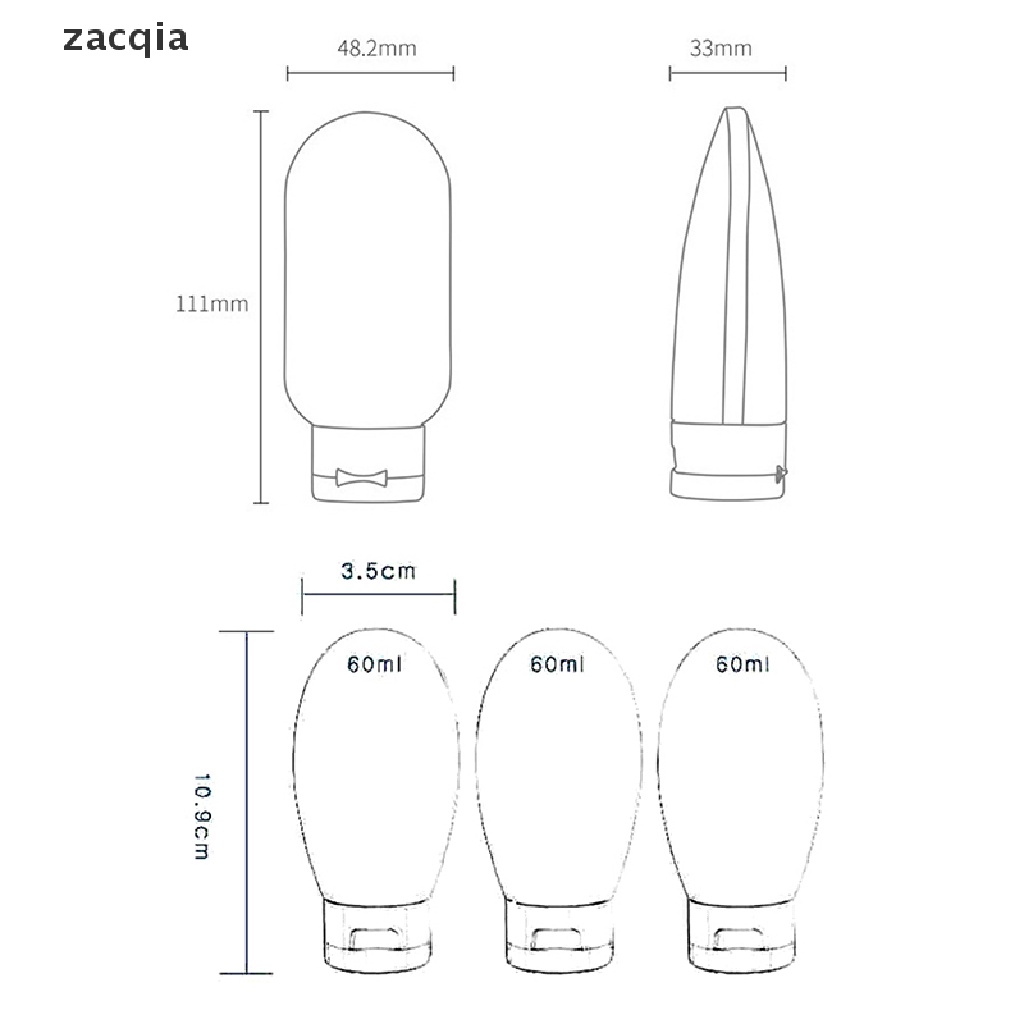 [Hàng mới về] Chai đựng dầu gội/ sữa tắm/ tinh chất nhỏ gọn có thể tái sử dụng mang theo đi du lịch