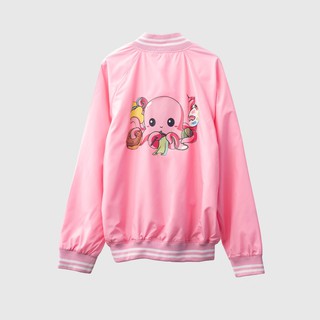 áo khoát bomber màu hồng