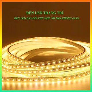 Đèn Led dây đôi 2835 , ống nhựa 220V(bán theo m) 10m trở lên Tặng Nguồn Daissy Store