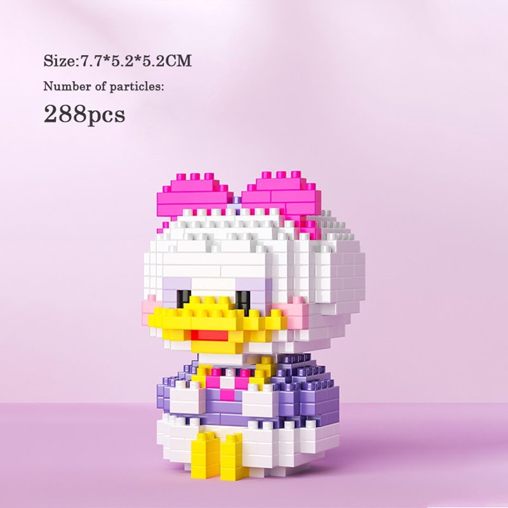 Đồ chơi xếp hình lego mini hình chú thỏ dễ thương DIY