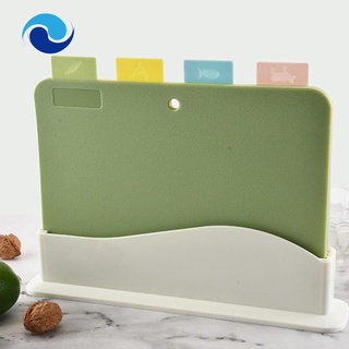 Set 4 Thớt Nhựa Đa Năng Thân Thiện Với Môi Trường