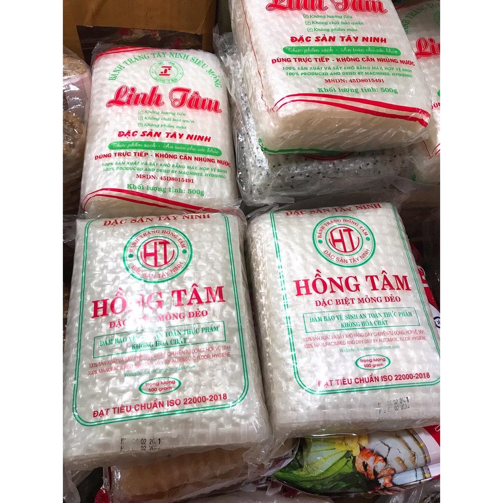 Q10 - 1Kg Bánh Tráng Cuốn Thịt Loại Siêu Mỏng Tây Ninh