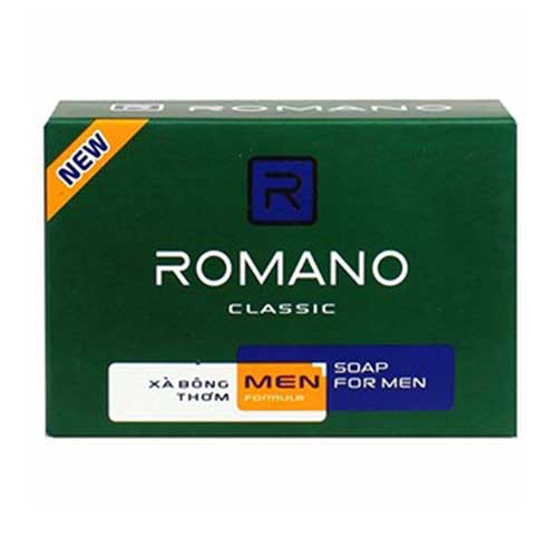 🍀🍀Xà bông cục Romano Classic màu xanh - hộp 90g