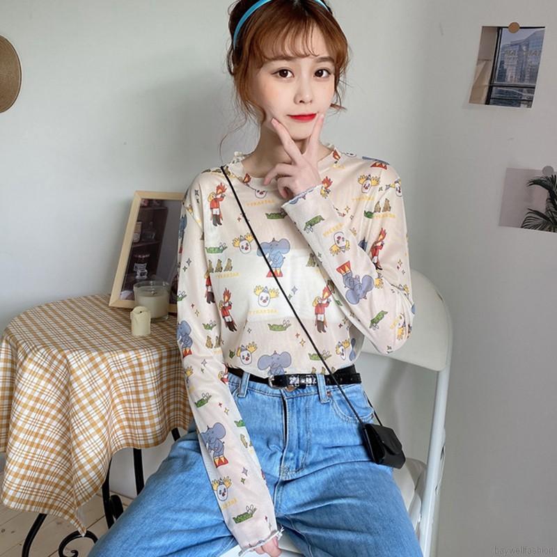 [Baywellfashion]Women Summer Beach Style Casual Animal Style Gauze Sunscreen Blouse | BigBuy360 - bigbuy360.vn