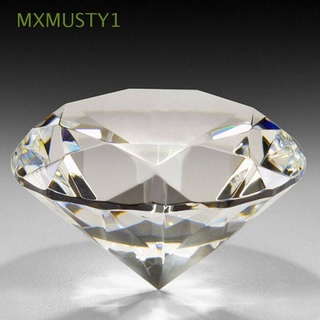 AHOUR1 Hot Artificial Diamond High Quality Cut Glass Paperweight Clear|40mm Art Design Fashion Home Decoration New Style Crafts Wedding Jewelry