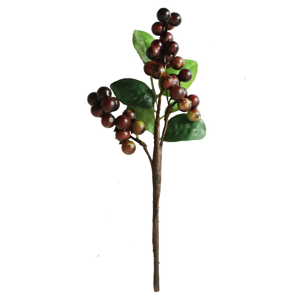(Mua 2 tặng 1) Cây Hoa giả - Cành đậu xanh berry - Cắm chiêm điểm hoặc bó kèm, trang trí, phụ kiện