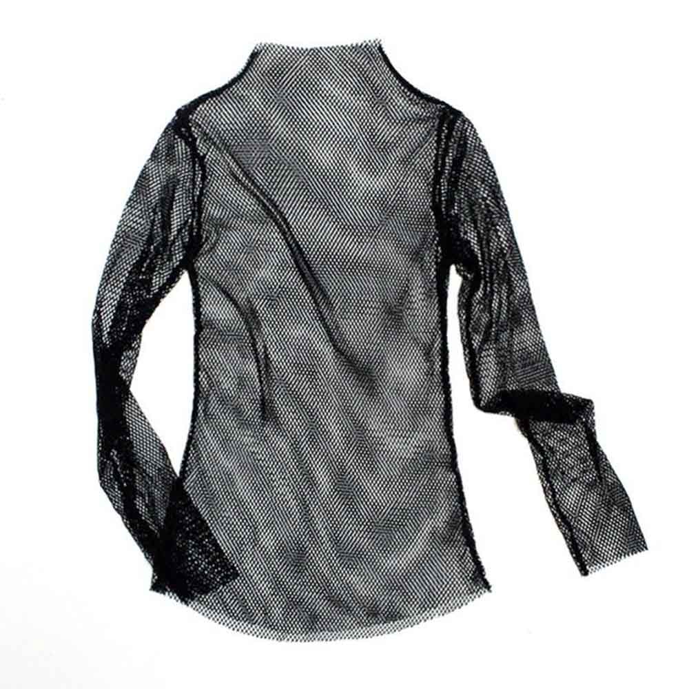 Áo Lưới Dài Tay Phong Cách Gothic Cá Tính Cho Nữ