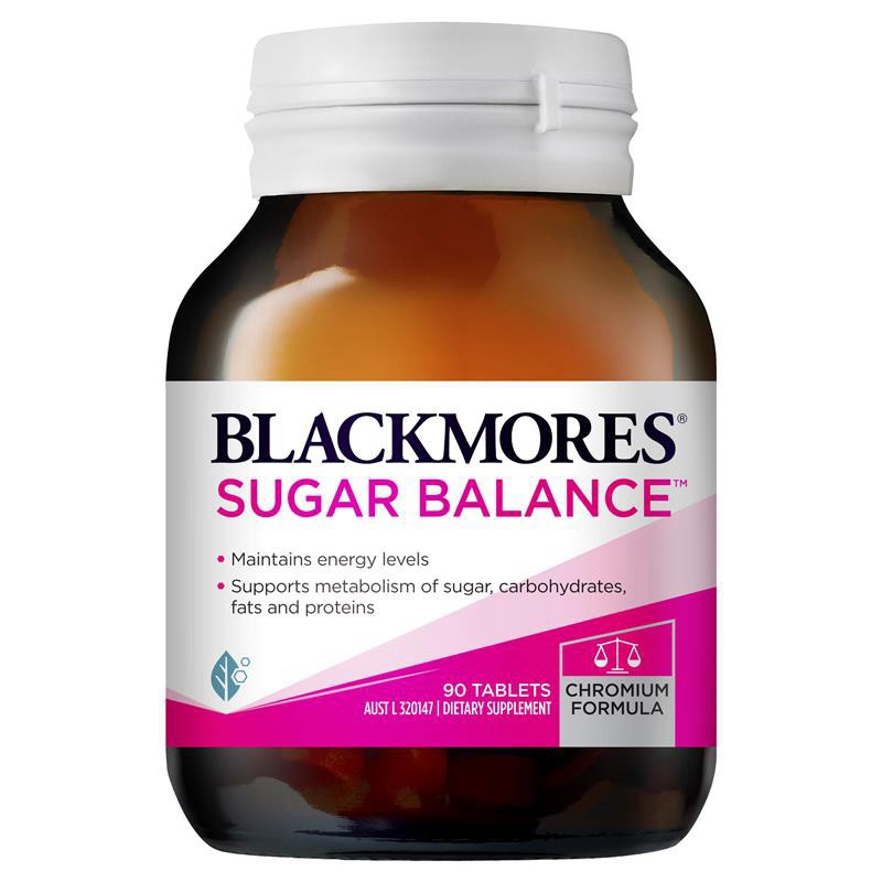 Viên Uống Cân Bằng Đường Huyết Sugar Balance Blackmores 90v - Úc