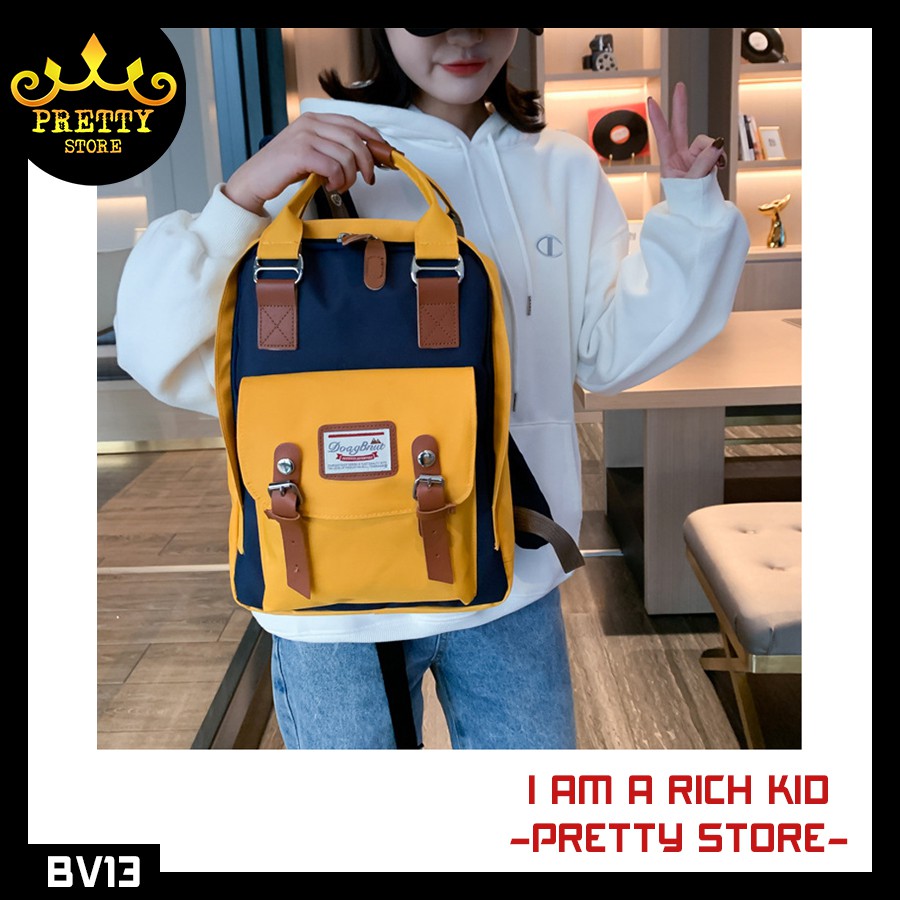 Balo Đi Học Và Túi Để Máy Tính Cao Cấp Mẫu Mới Phong Cách Thời Thượng Siêu Sang Chảnh Như Rich Kid (Tặng kèm cáp sạc)