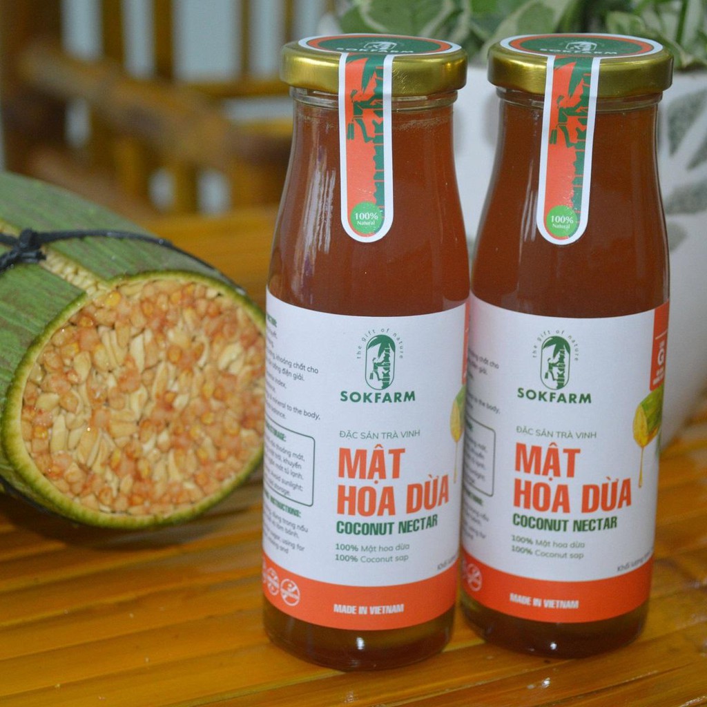 MẬT HOA DỪA - SOKFRAM - 250gr - Đặc Sản Trà Vinh - MEKONG HOME