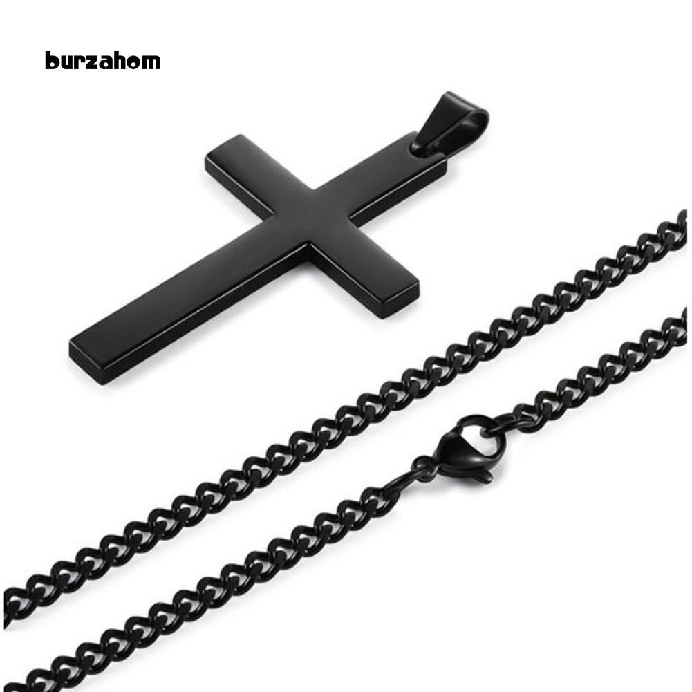 Vòng cổ Mặt Thánh Giá Bằng Thép Không Gỉ Cho Nam Và Nữ