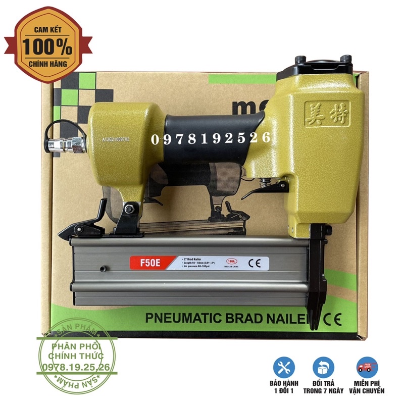 Súng Bắn Đinh Gỗ F50 MEITE Dùng Hơi