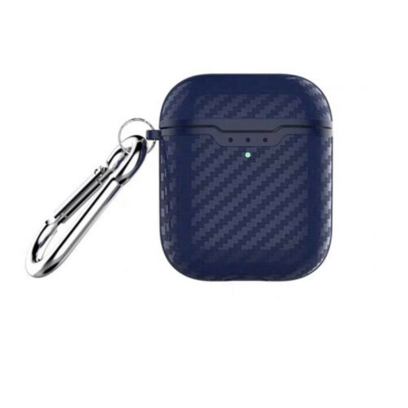 Hộp đựng tai nghe Apple Airpods không dây bằng sợi cacbon