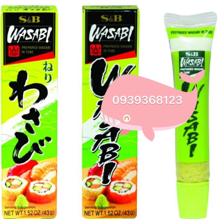 Mù tạt wasabi S&B xịn 43g