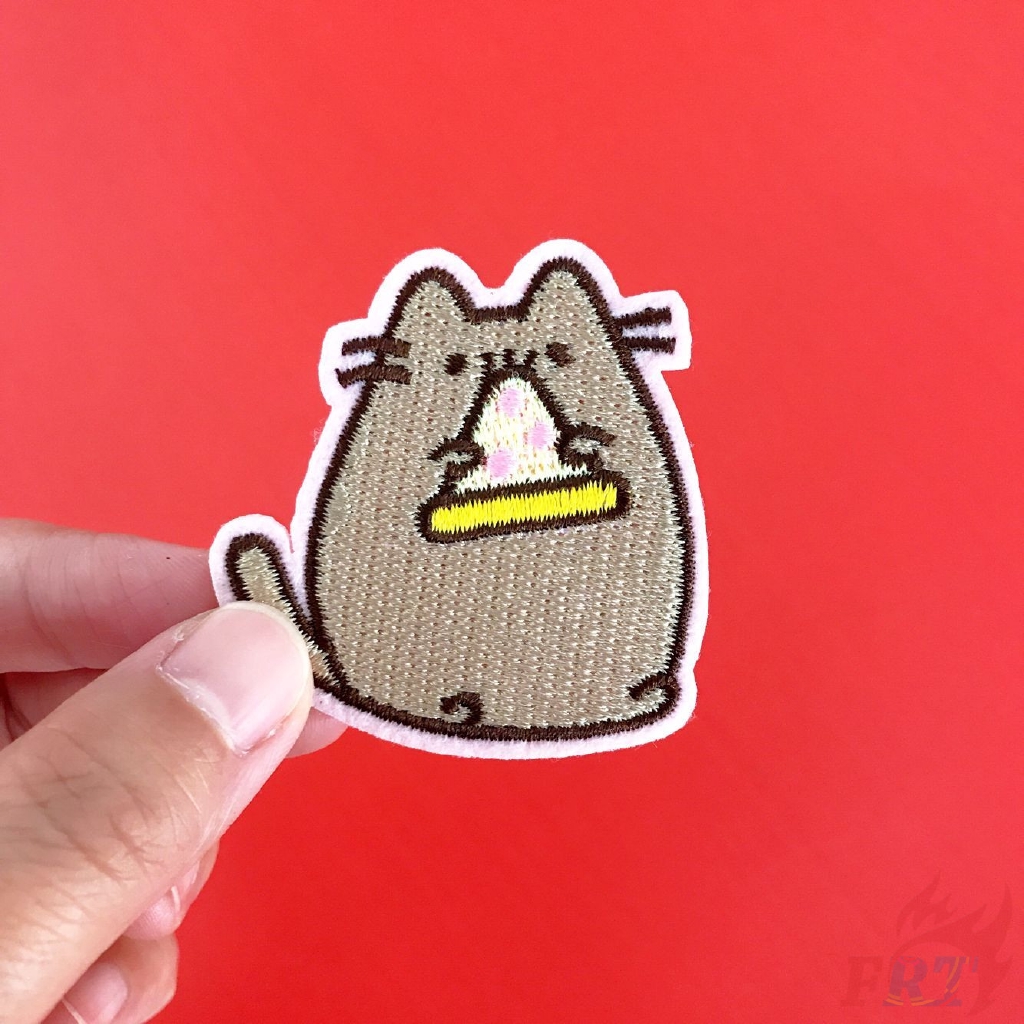 ☸ Cartoon：I Am Pusheen The Cat Patch ☸ 1Pc Pusheen Diy Sew On Iron On Patch
