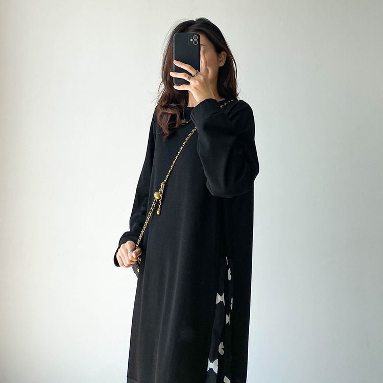 Đầm Thun Tay Dài Plus Size Thời Trang Dành Cho Nữ