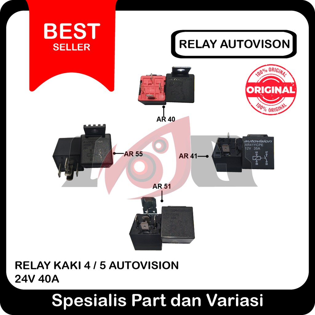 Rơ Le Tự Động 24v 40ay Hella 4 / 5