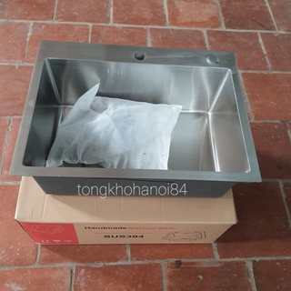 [GIÁ XƯỞNG]Chậu rửa bát 1 hố đúc kt 60 x 45 Korea Sus304 (sp như hình)