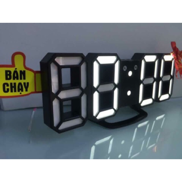 Đồng hồ treo tường led 3D mini giá rẻ