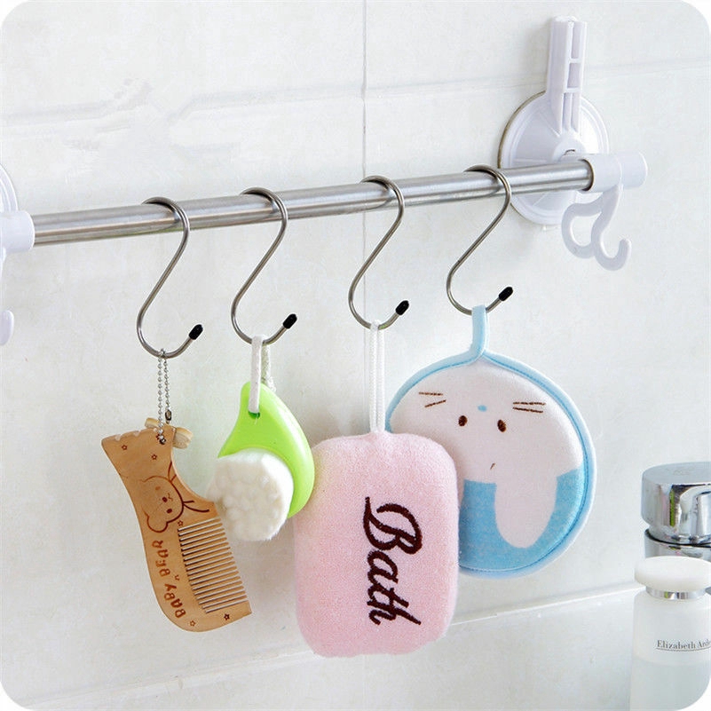 Set 10 móc treo đồ hình chữ S bằng thép không gỉ