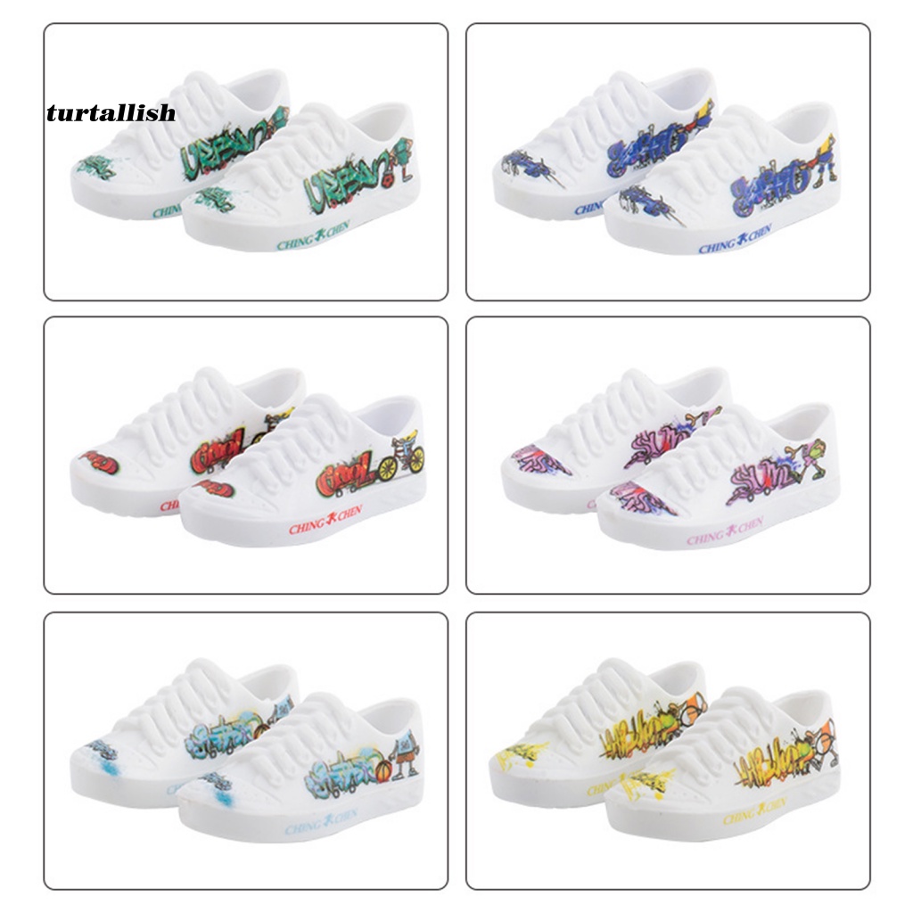 1 Set Mô Hình Giày Trượt Ván Mini Giảm Căng Thẳng Kèm Miếng Đệm Đầu Gối