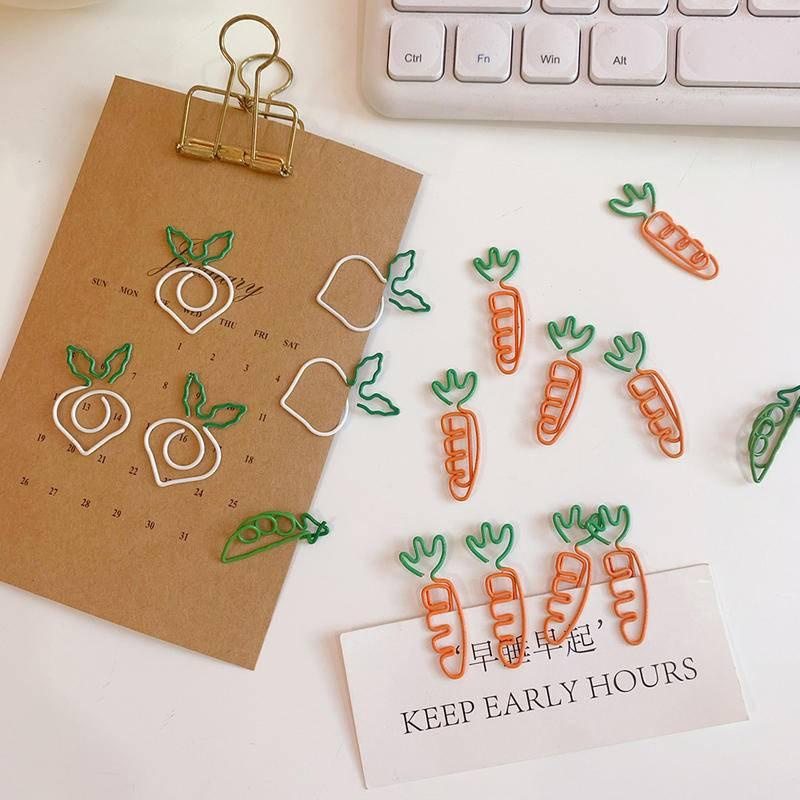 Kẹp Giấy Hình Cà Rốt/Cà Rốt Hoạt Hình Dễ Thương Sáng Tạo