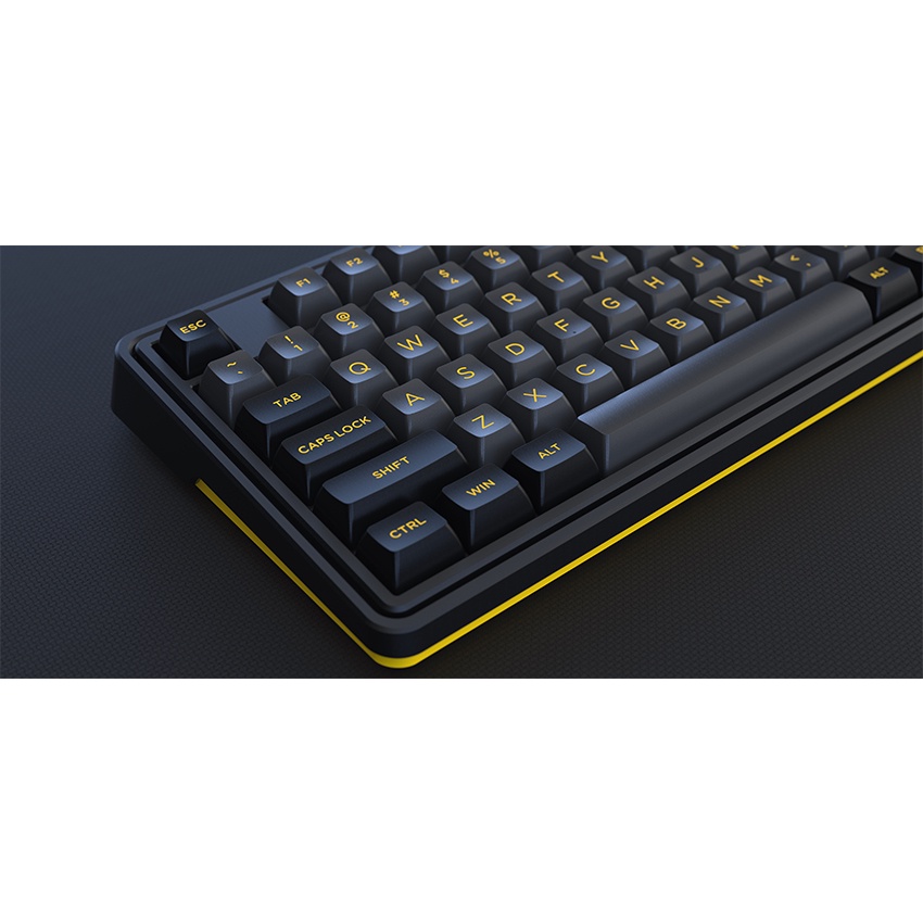 Bàn phím cơ FL-Esports CMK87 Polar Night Black RGB/ Hotswap chính hãng BH 12 tháng