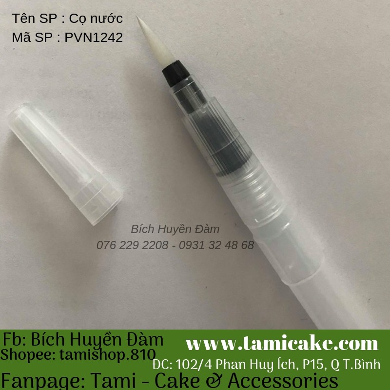 Cọ nước vẽ rau câu