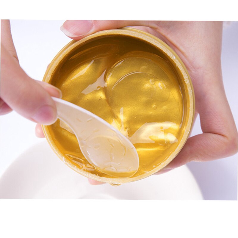 Mặt nạ mắt tinh chất vàng 24k giúp giảm quầng thâm/ nếp nhăn/ bọng mắt đồng thời dưỡng ẩm làn da | BigBuy360 - bigbuy360.vn