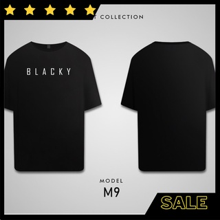 M9 tee - áo thun blacky basic đen lưng trơn- áo thun form rộng