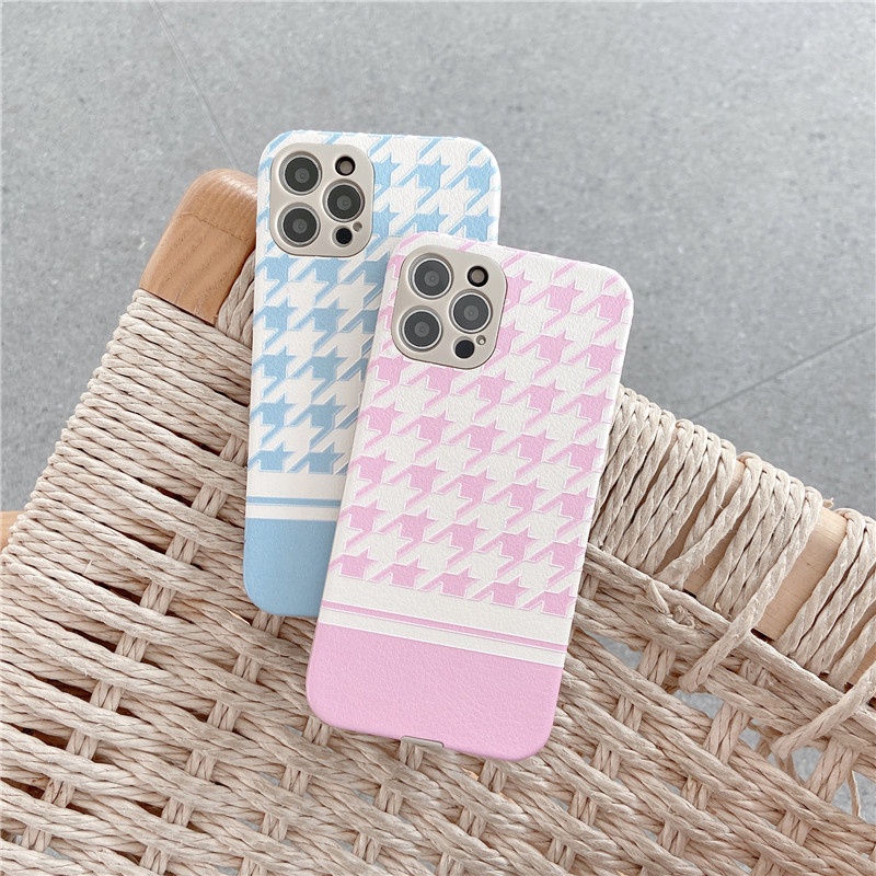 iphone caseiphone 11 pro 11promax iphone 7 8 plus iphone x xr xsmax iphone12 12promaxPersonalized Thousand Island Grid Painted TPU Phone Case