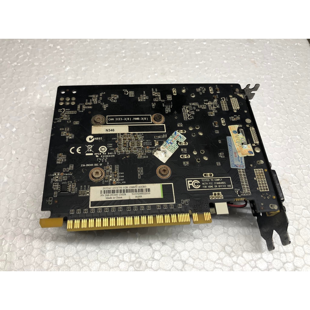 Card màn hình VGA ZOTAC GTX750 1G DDR5