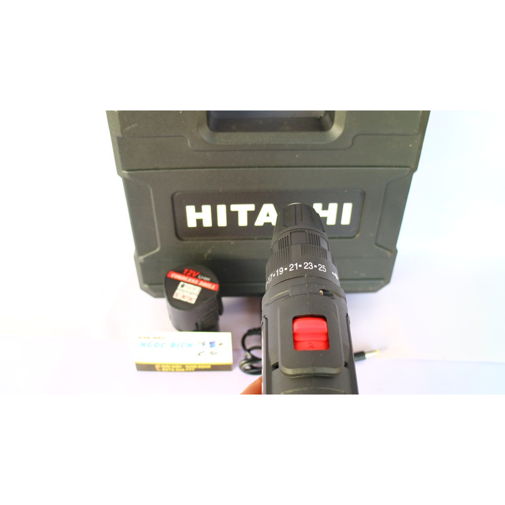 [RẺ VÔ ĐỊCH] Máy Khoan Pin HITACHI 12V