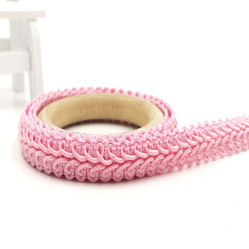 Cuộn Dây Ruy Băng Vải Ren Cotton 5M 12mm Dùng Làm Đồ Thủ Công