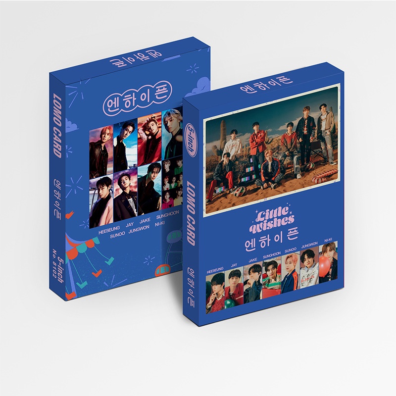 Hộp 30 Thẻ Hình Nhóm Nhạc Bts Blackpink ENHYPEN GOT7