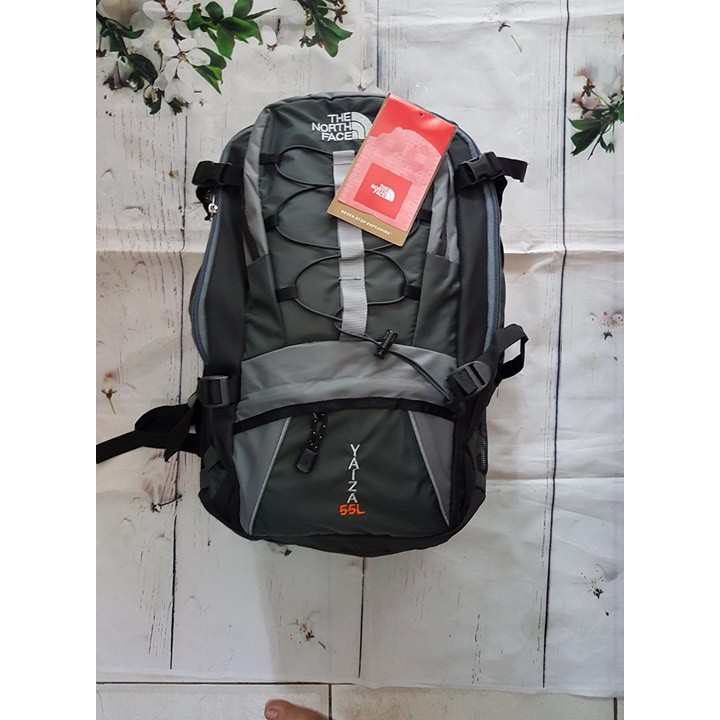 [FREESHIP]Balo Du Lịch Outdoor Thời Trang TNF_Màu Rêu Xám