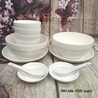 Bộ chén tô dĩa sứ - bộ chén tô dĩa sứ