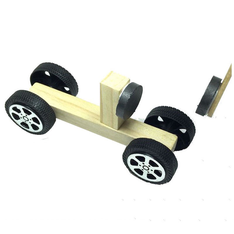 Đồ chơi giáo dục stem steam cho học sinh mầm non tiểu học Xe đẩy nam châm.