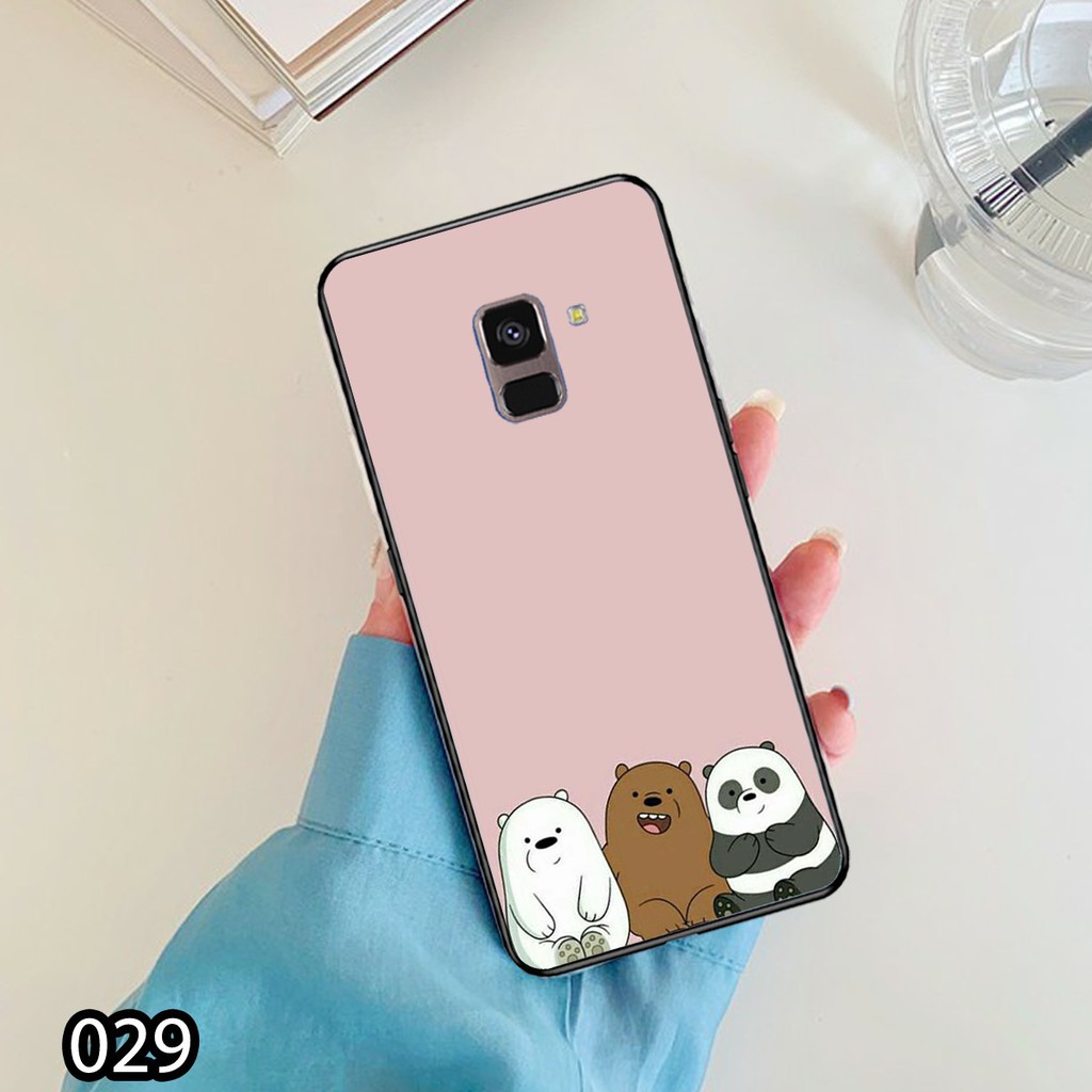 Ốp lưng Samsung A6-2018/A6 Plus/A8-2018/A8 Plus in hình  gấu Bear siêu đẹp, độc, lạ_KINGSTORE.HN_Ốp SS A6/A6P/A8/A8P