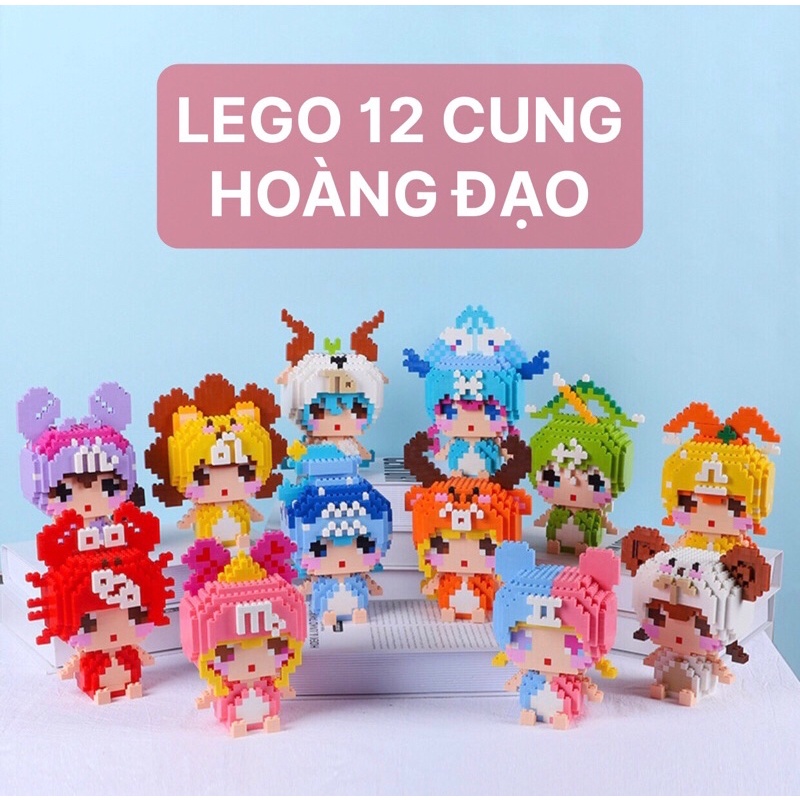 Bộ đồ chơi xếp hình thông minh Lego 12 cung hoàng đạo